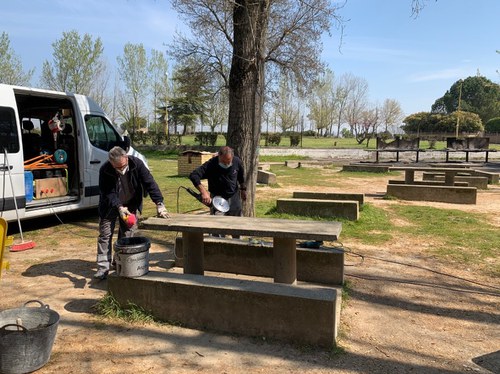 Imatge de la notícia Actuació de manteniment a la zona de pícnic de les Basses 