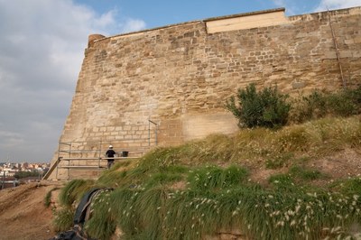 Enllestides les obres de restauració del Baluard de la Llengua de Serp de la Seu Vella