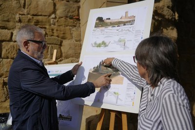 La Paeria inicia els treballs per a la renaturalització i creació d’un refugi climàtic al Turó de la Seu Vella