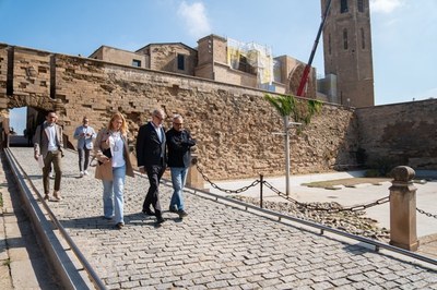 Les obres al claustre de la Seu Vella i als baluards del Rei i la Llengua de Serp, enllestides en un mes