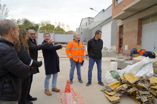 Imatge de la notícia Les obres al carrer Sícoris, enllestides la setmana vinent 