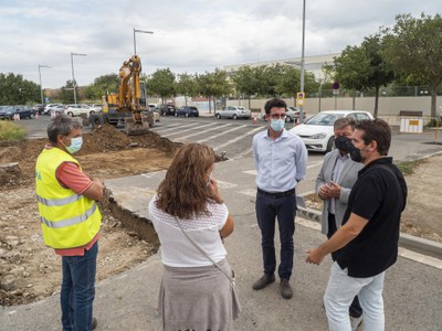 Actuació de millora del paviment al carrer José Olondriz i a l'accés a l'escola Països Catalans 