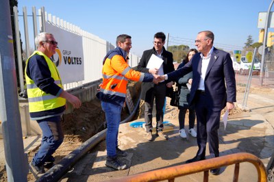 Avancen els treballs de millora i desdoblament de l’avinguda de Rovira Roure