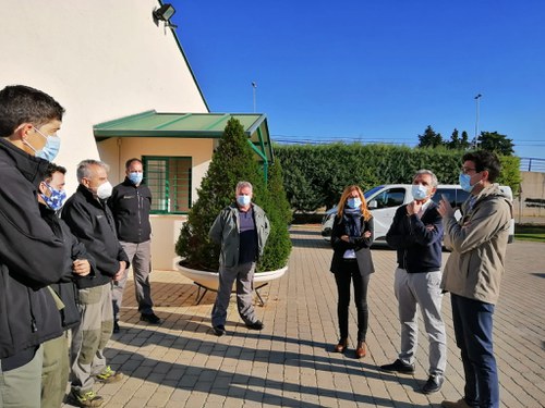 Imatge de la notícia Conveni de col·laboració entre l’IMO i el CIFO per desbrossar el Turó de Gardeny 