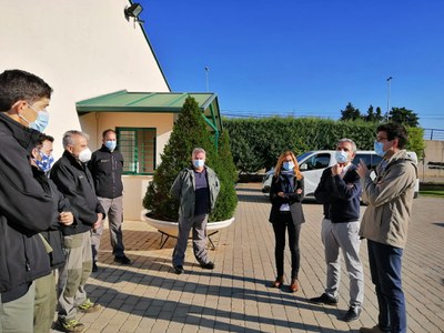 Conveni de col·laboració entre l’IMO i el CIFO per desbrossar el Turó de Gardeny 