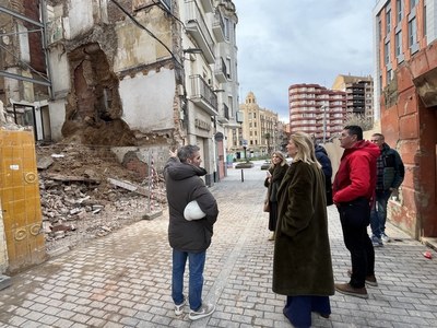 Desallotjament preventiu de part d’un edifici al carrer Boters