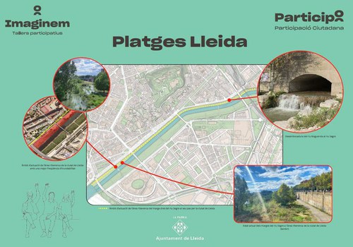 Imatge de la notícia El procés participatiu Imaginem Platges de Lleida visitarà la llera del riu el dimecres 15 de gener