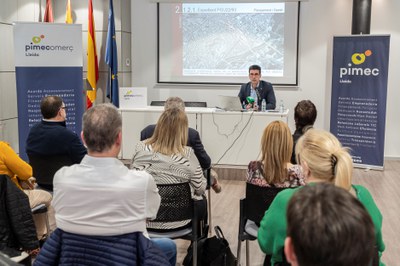 El projecte del Pla de l’Estació es presenta a PIMEC Comerç