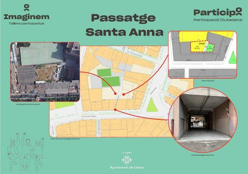 Imatge de la notícia Imaginem el Passatge de Santa Anna, procés participatiu que comença el dimecres 11