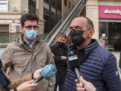 L’Ajuntament de Lleida arranja en profunditat les escales mecàniques de la plaça de Sant Joan 