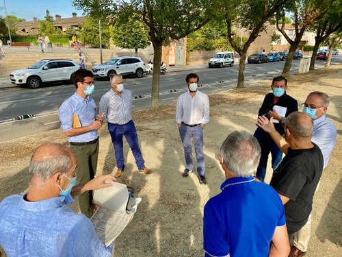 Imatge de la notícia La Paeria abordarà la prolongació del carrer del Roure, per millorar la mobilitat interna al barri de Ciutat Jardí 