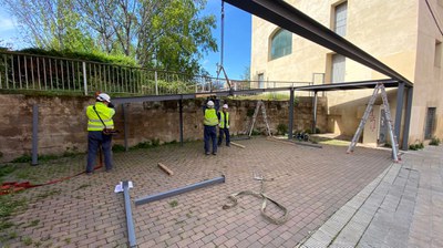 La Paeria clourà aquesta setmana les obres per habilitar el Molí de Sant Anastasi com a equipament 