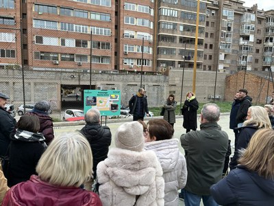 La Paeria inicia l’Imaginem el Passatge de Santa Anna amb una visita tècnica i la participació d’una quarantena de veïns i veïnes