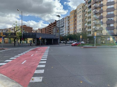 La Paeria inicia la segona fase de construcció del carril bici a Fleming, entre Ronda i Alcalde Pujol