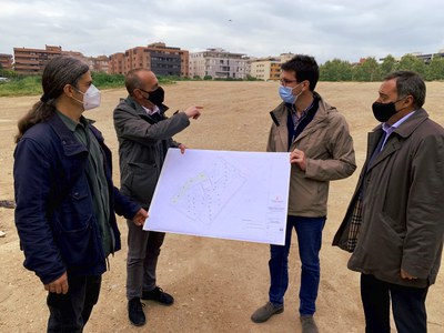 La Paeria inicia l'arranjament d'una nova zona verda de 17.000 m² al solar del carrer Alcalde Pujol 