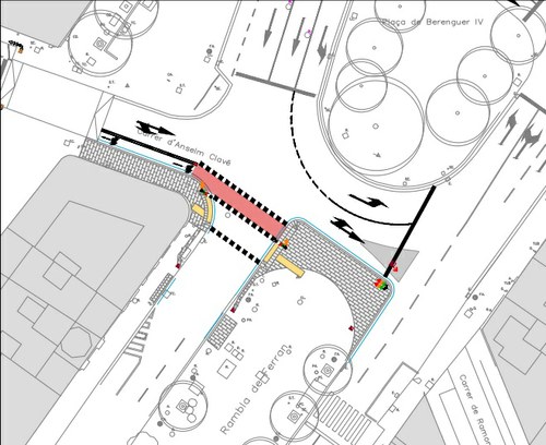 Imatge de la notícia La Paeria millorarà la mobilitat a la cruïlla d’Anselm Clavé i la rambla de Ferran 