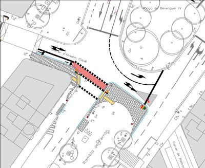 La Paeria millorarà la mobilitat a la cruïlla d’Anselm Clavé i la rambla de Ferran 