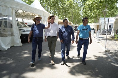 La Paeria posa a punt el recinte dels Camps Elisis per a la celebració de l'Aplec 