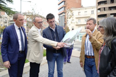 La Paeria remodela l'avinguda Prat de la Riba per a guanyar espais per a vianants i implantar-hi carril bici 