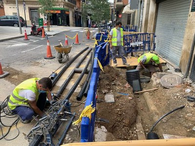 La Paeria reprèn les obres de millora de la xarxa d’aigua al carrer Bonaire 