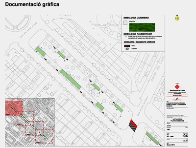 La Paeria reprendrà l’1 de juny les obres de la rambla verda de Corregidor Escofet 