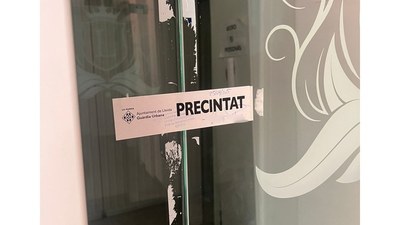 La Paeria tanca un local al carrer Sans i Ribes per funcionar com a bar musical sense llicència