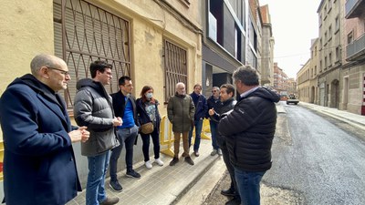 Llesta la renovació del clavegueram del Passatge de l’Empordà 