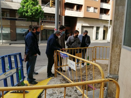 Imatge de la notícia Renovació d'un tram de la xarxa d’aigua potable al carrer Comtes d’Urgell 