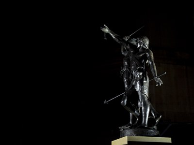 Retrobament de la ciutat de Lleida amb Indíbil i Mandoni 