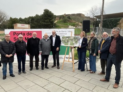 Un nou bosc urbà a Sant Martí arrenca les actuacions del Pla de Barris del Centre Històric