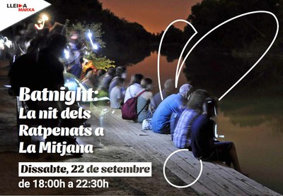 Imatge del event Batnight. La nit dels ratpenats a la Mitjana- Dissabte, 22 de setembre de 2018