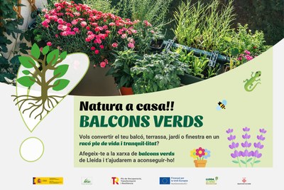 Formació balcons verds. Els inicis: posem vegetació
