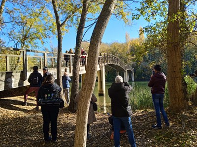 Fotopassejada pel Parc de la Mitjana