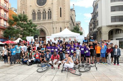 80 alumnes del Joan Oró, la Mitjana i el Maria Rúbies participen en la 2a cursa de mitjans de transport escolar