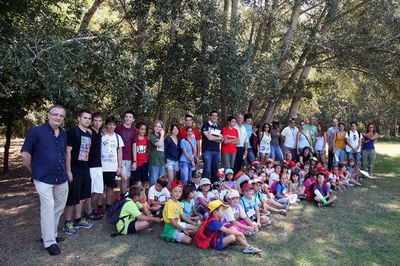 Camp de treball per a joves al Parc de la Mitjana de Lleida 