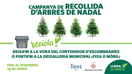 Imatge de la notícia Campanya de recollida d’arbres de Nadal 