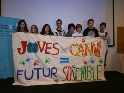 Dos instituts de l'Agenda 21 Escolar de Lleida participen en la II Conferència Catalana "Tinguem cura del planeta”
