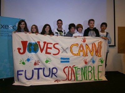 Dos instituts de l'Agenda 21 Escolar de Lleida participen en la II Conferència Catalana "Tinguem cura del planeta”