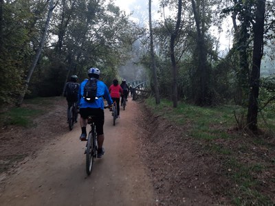 Ecodescoberta pel Camí del Riu amb bicicleta 