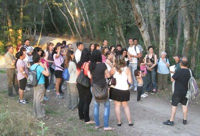 Ecodescoberta per observar la transformació de la Mitjana quan es fa fosc