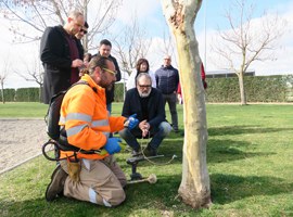 Imatge de la notícia El manteniment de la jardineria a Lleida, més sostenible i eficient 