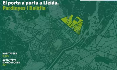 Elevada participació veïnal en les jornades informatives sobre la recollida porta a porta a Balàfia i Pardinyes 