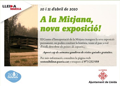 Imatge de la notícia 10 i 11 d'abril de 2010, a la Mitjana, nova exposició!