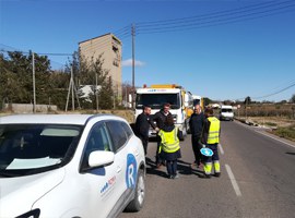 Inici dels treballs de reparació de camins de l’Horta 