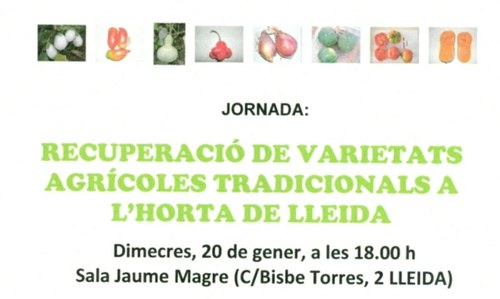 Imatge de la notícia Jornada sobre varietats tradicionals a l'Horta de Lleida