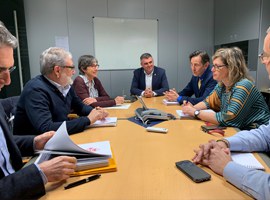 Imatge de la notícia L’alcalde Fèlix Larrosa es reuneix amb la presidenta de la Confederació Hidrogràfica de l’Ebre 