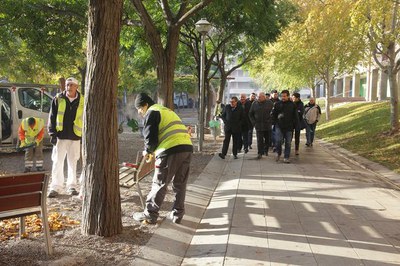 La campanya "Fem dissabte al teu barri" arriba a la zona de Joc de la Bola