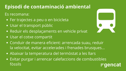 Imatge de la notícia La Paeria activa el protocol d’actuació davant l’avís preventiu per nivells moderats de contaminació de l’aire