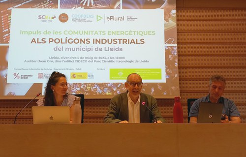 Imatge de la notícia La Paeria de Lleida es reuneix amb empreses dels Polígons per impulsar una comunitat energètica