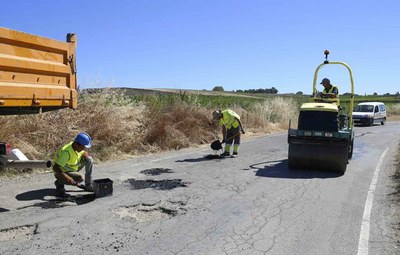 La Paeria fa treballs de desbrossament de vorals i arranjament en 25 quilòmetres de camins de l'Horta